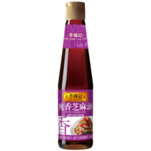 李锦记 纯香芝麻油410ml【一级】100%芝麻香油 营养好油 火锅油碟凉拌