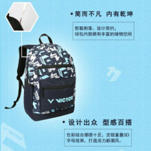 正品VICTOR胜利羽毛球包双肩包男女款 威克多专业运动背包BR6018