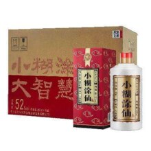 预售：小糊涂仙 普仙 52度 浓香型白酒 500ml*6瓶 整箱装
