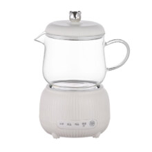 米栗熊 全玻璃养生壶 炖煮一体花茶壶煮茶壶