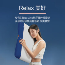 京东京造Z Blue蔚蓝之心枕头 深睡慢回弹记忆棉护颈颈椎记忆枕成人枕芯