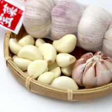 plus会员：佳农 宝菜 山东金乡大蒜 0.5斤*3条装 净重1.5斤紫皮蒜头 源头直发