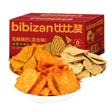 plus会员:比比赞（BIBIZAN）花椒锅巴 混合味450g