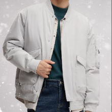 20点开始：Semir 森马 飞行员棒球领夹克棉服 男女同款 109724112101