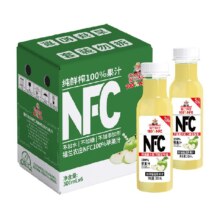 88VIP：福兰农庄 Farmerland NFC 苹果汁 300ml*6瓶