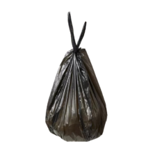 家用办公垃圾袋加厚加大点断易撕45*50CM 黑色背心垃圾袋 背心垃圾袋【100只】