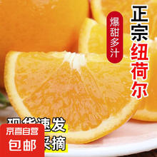 正宗纽荷尔脐橙子应季新鲜水果一整箱薄皮爆甜批发 湖北纽荷尔脐橙 带箱4.5斤60-65mm