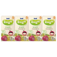 每日（Maeil）韩国原装进口 健康营养儿童饮料 红甜菜苹果汁125ml*4盒