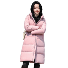 雪中飞官方正品秋冬简约韩版女士中长款修身保暖外套羽绒服