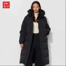 UNIQLO 优衣库 女装高级保暖羽绒长大衣 冰雪羽绒高暖款 472010