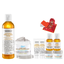 科颜氏（Kiehl's）白泥面膜125ml+金盏花水250ml控油补水护肤品新年礼物女