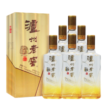 泸州老窖 八年窖头曲 臻传陆号 浓香型白酒 52度500ml*6瓶整箱 送礼