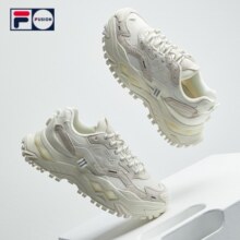 FILAFUSION斐乐潮牌女鞋硬糖鞋厚底老爹鞋女运动鞋女 棉花糖/银-MM 37.5