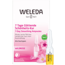 维蕾德（weleda）野玫瑰7天安瓶脸部精华油提亮白去黄面部按摩护肤油 玫瑰精华安瓶 7*0.8ml