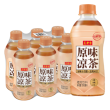 PLUS会员：王老吉 原味凉茶植物饮料300ml*6瓶小瓶装0糖0脂0卡饮品[尝鲜价]