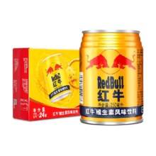 88vip：红牛 维生素风味饮料250ml*24罐+凑单