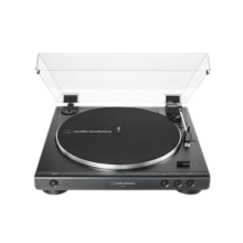 铁三角AT-LP60X黑胶唱片机唱机复古发烧留声机电唱机黑色