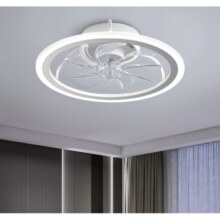 雷士照明(NVC)吊扇灯客厅餐厅家用风扇吊灯简约现代电扇灯具遥控变频隐形风扇灯