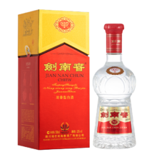 百亿补贴、PLUS会员：剑南春 水晶剑 52度 558ml 单瓶装 浓香型白酒 加量不加价