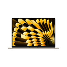 Apple/苹果AI笔记本/2024MacBookAir 15英寸 M3(8+10核)16G 512G星光色电脑MXD33CH/A