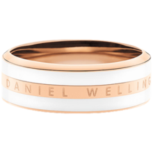 丹尼尔惠灵顿（DanielWellington）dw戒指女饰品绸缎白玫瑰金情侣对戒新年礼物送老婆DW00400040