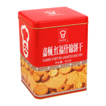 限地区、需首购、plus会员:嘉顿（Garden）红福什锦饼干 820g