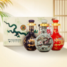 PLUS会员：Niulanshan 牛栏山 二锅头 52%vol 清香型白酒 50ml*3瓶 礼盒装