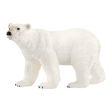 思乐（Schleich S）儿童仿真海洋野生动物模型北极熊狐狼雪豹男女孩玩具新年礼物 北极熊14800