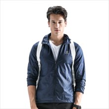 探拓（TECTOP）皮肤风衣 户外情侣款男风衣  JL3009 男款藏青色S