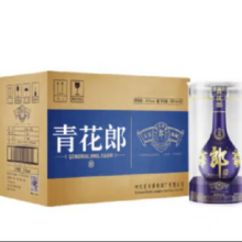 plus会员、百亿补贴：郎酒 青花郎 酱香型高度白酒 53度 500ml*6瓶 整箱装