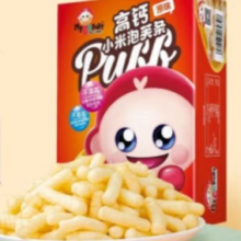 MyCcBaBy 我D小蔡蔡 儿童高钙小米泡芙条 原味*4件
