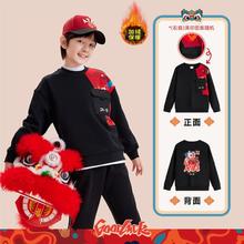 安踏 ANTA 新年款 加绒保暖儿童卫衣