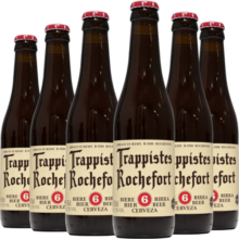 TRAPPISTES ROCHEFORT罗斯福6号啤酒330ml*6瓶  修道院精酿 比利时进口