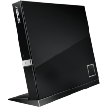 华硕6倍速 USB2.0 外置蓝光 光驱刻录机 黑色(兼容苹果系统/SBW-06D2X-U)