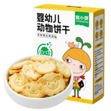 窝小芽 婴幼儿动物饼干婴儿饼干宝宝零食儿童无添加蔗糖76g