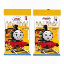 临期：小火车（THOMAS & FRIENDS）托马斯韩国进口宝宝零食鳕鱼肠 奶酪味105g*2袋（25/2/23）