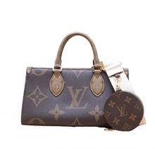 LOUIS VUITTON 路易威登 中古99新LV/路易威登斜挎包Onthego横版三合一PVC芯片