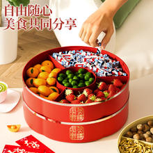 品喻 果盘 故宫红 两层