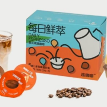 PLUS会员: 连咖啡 鲜萃浓缩咖啡  羽衣甘蓝牛油果黑咖啡 2.1g*6包 *3件