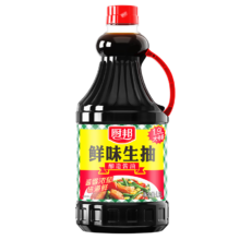 Plus会员:厨邦 鲜味生抽 酿造酱油 1.9L