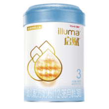 惠氏启赋(Wyeth illuma)蓝钻亲和人体幼儿配方奶粉3段 新国标 810g 6罐