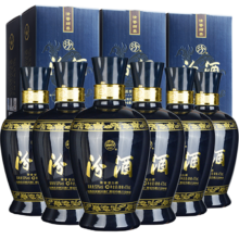 PLUS会员：汾酒 蓝汾 清香型白酒 53度475ml*6瓶 整箱装