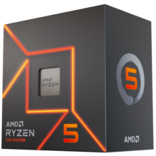 AMD 锐龙5 7500F处理器(r5)5nm 6核12线程 加速频率至高5GHz AM5盒装CPU 畅玩无畏契约/CSGO