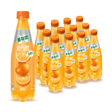 百事可乐 美年达 Mirinda橙味 汽水 450ml*12瓶 整箱