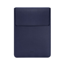JPLAYER 笔记本电脑内胆包适用联想小米华为苹果macbook12-14英寸简约轻薄皮质电脑保护包 宝蓝