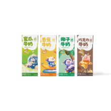 喵满分 水果牛奶香蕉牛奶200ml*6盒