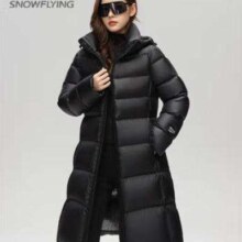 20点开始：SNOW FLYING 雪中飞 羽绒服女极寒黑金保暖厚款外套女