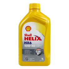 壳牌喜力合成机油 Helix HX6 10W-40 A3/B4 SN级 1L 黄壳 欧洲进口