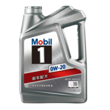 美孚（Mobil）美孚1号银美孚 先进全合成汽机油0W-20 SP级4L配方新升级汽车保养