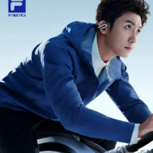 预售：FILA 斐乐 男装外套 黄景瑜同款 健身运动 明灰蓝-BU L 175/96A